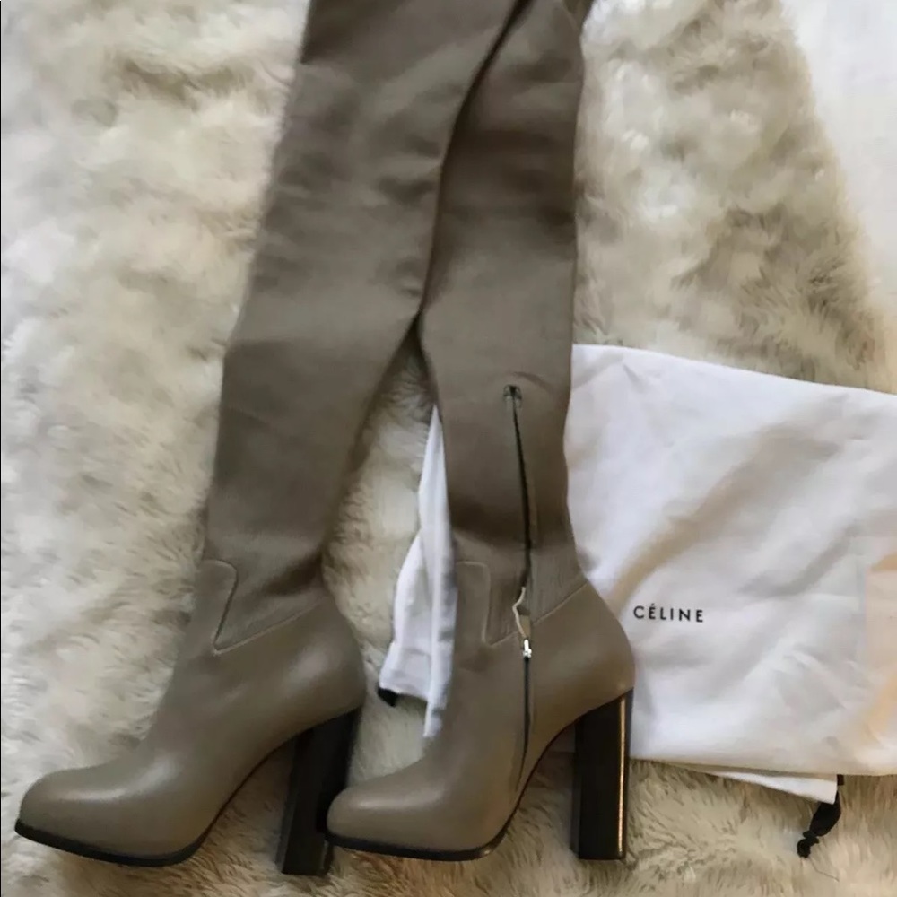 NEW Celine over the knee boots